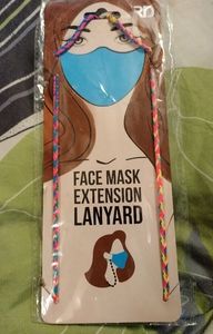 🌻5/$10 Royal Deluxe face Mask Extension lanyard